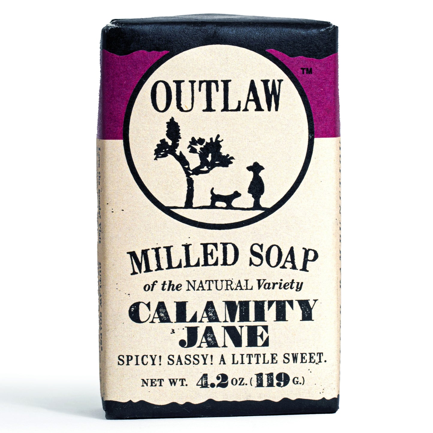 Men natural orange and whiskey scented soap from Outlaw