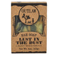 Natural western men soap by Outlaw