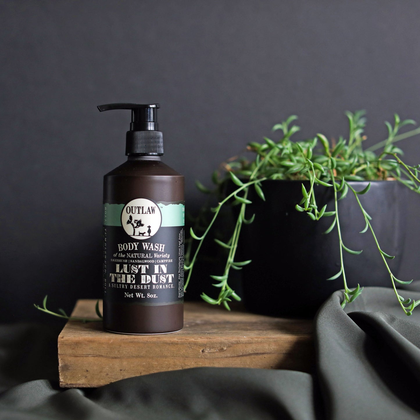 Sagebrush and campfire scented natural body wash by Outlaw