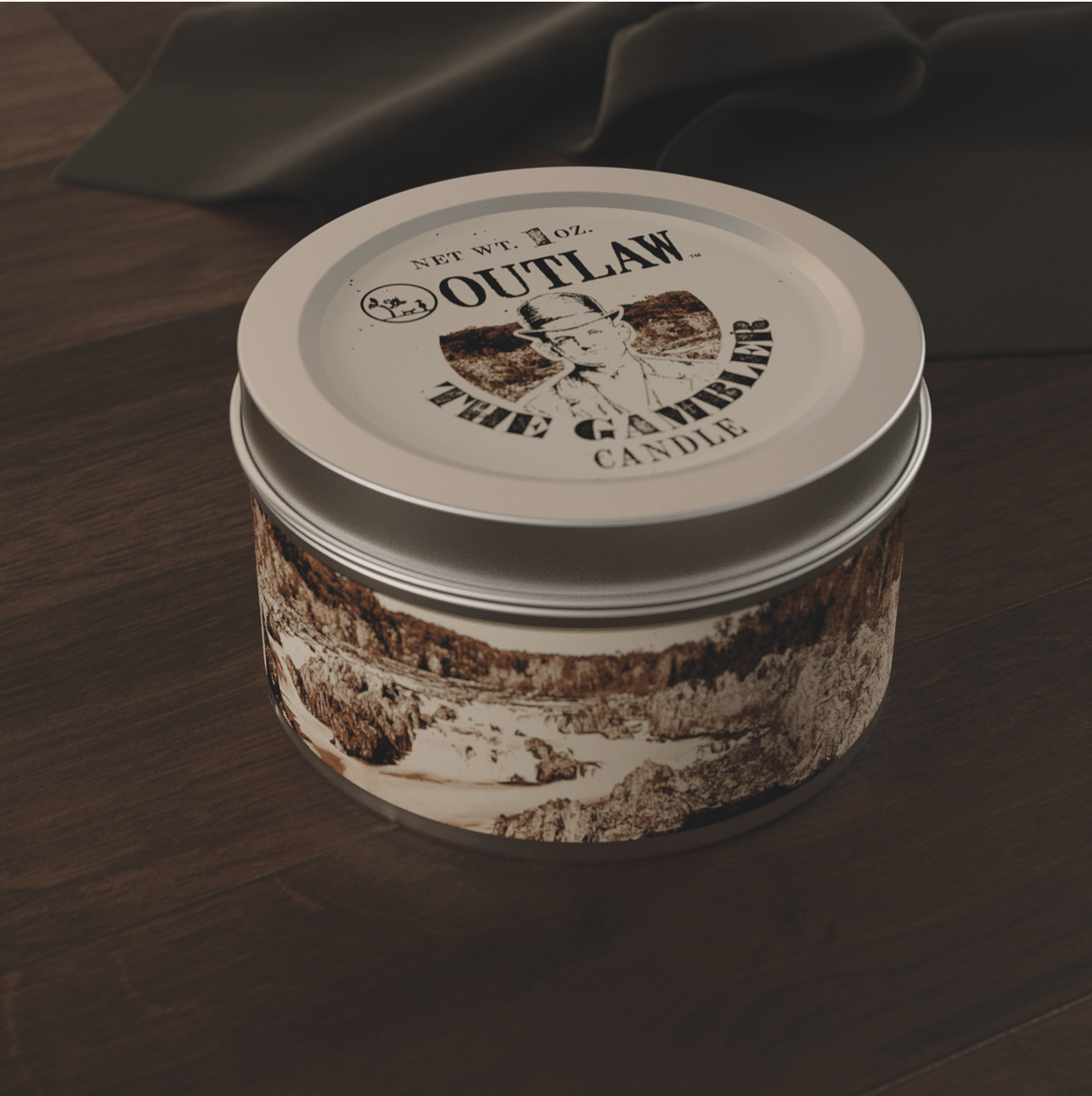 Outlaw The Gambler Candle