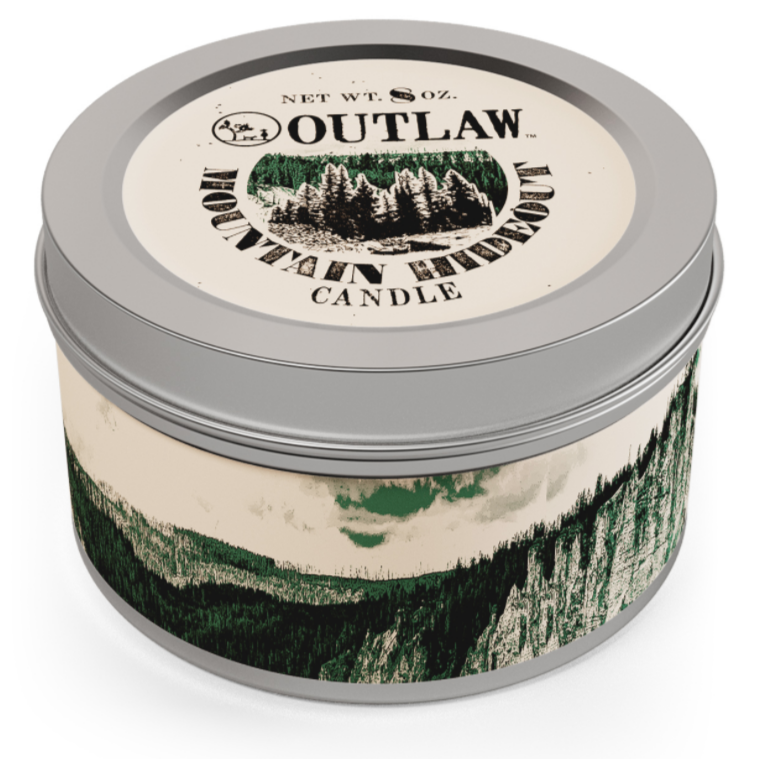 Outlaw Mountain Hideout Candle