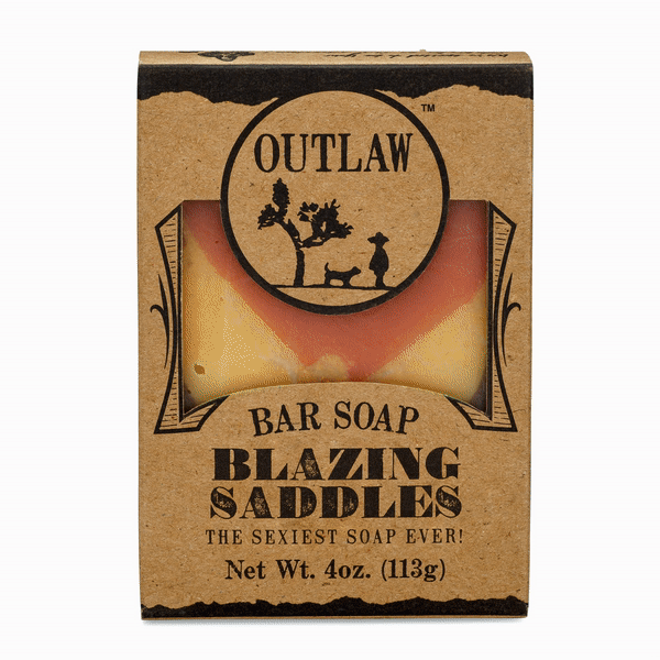 Natural handmade bar soap by Outlaw