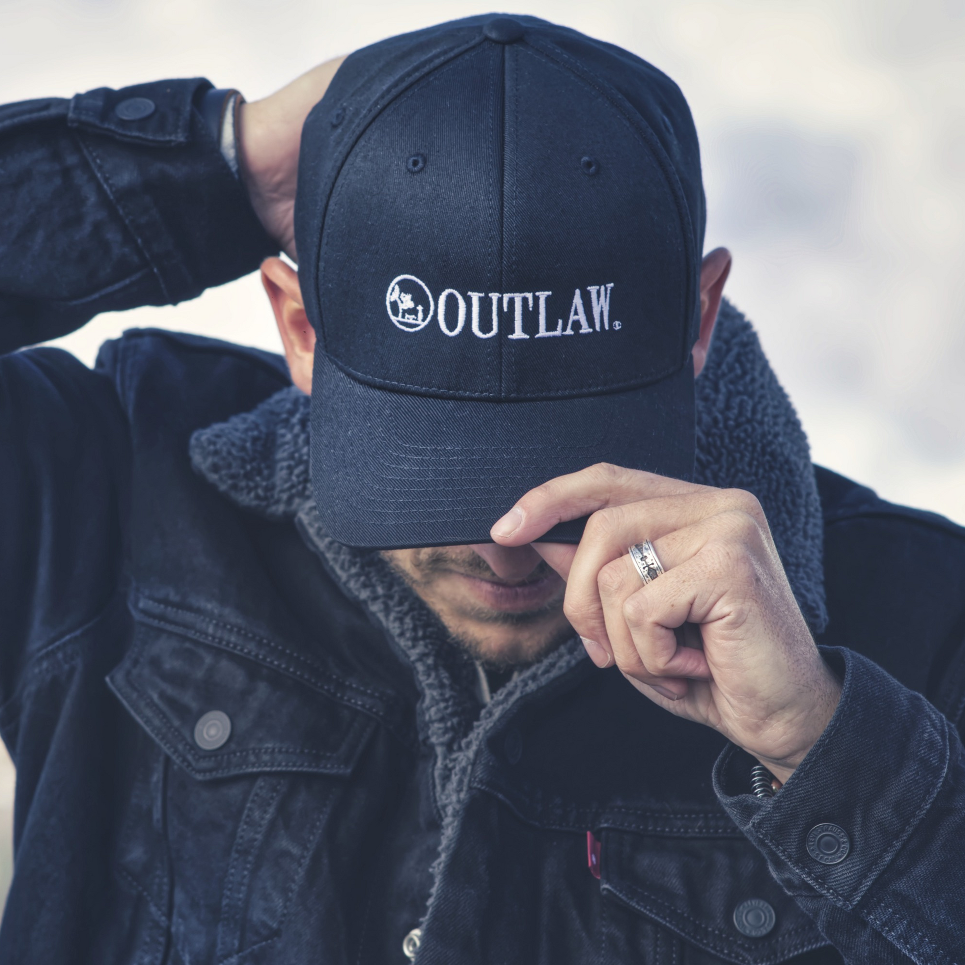 Outlaw Embroidered Baseball Hat
