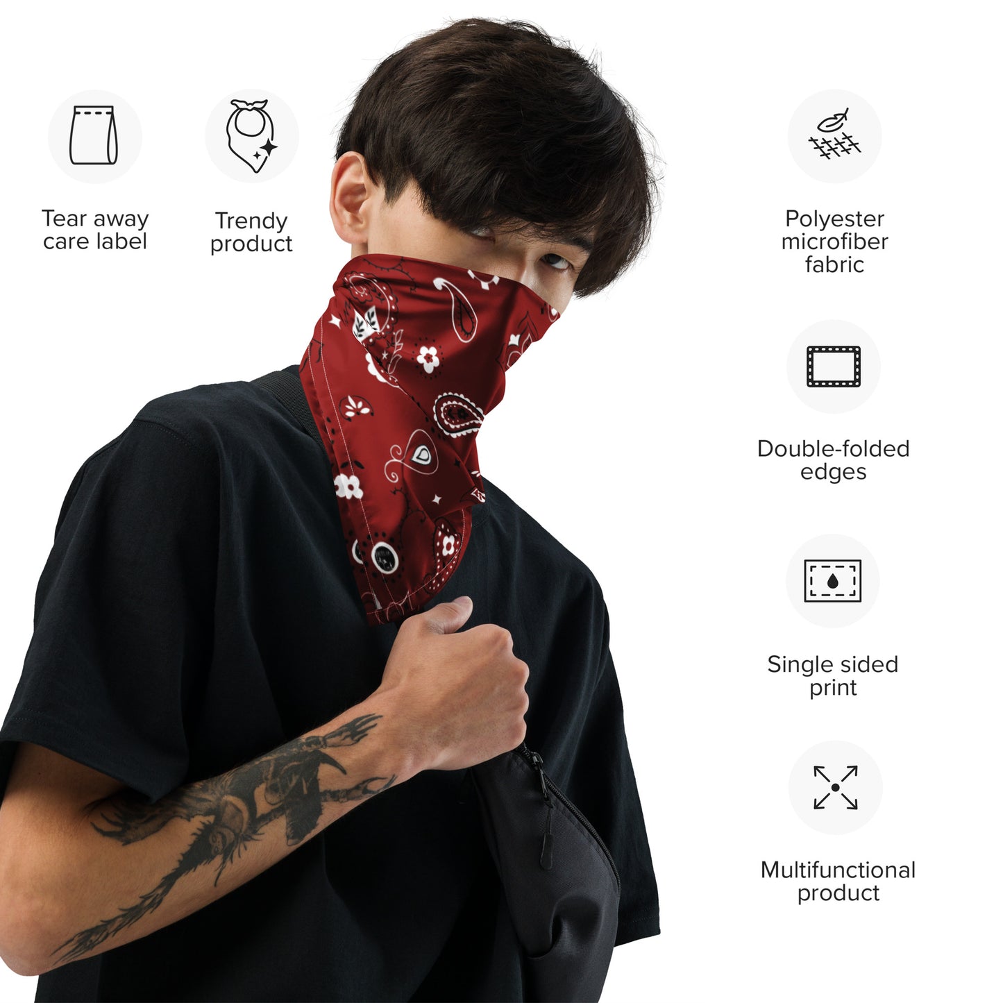 Outlaw Sit & Stay Print Bandana