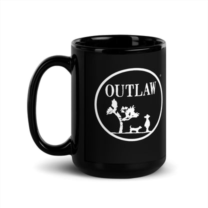 Outlaw Glossy Black Mug