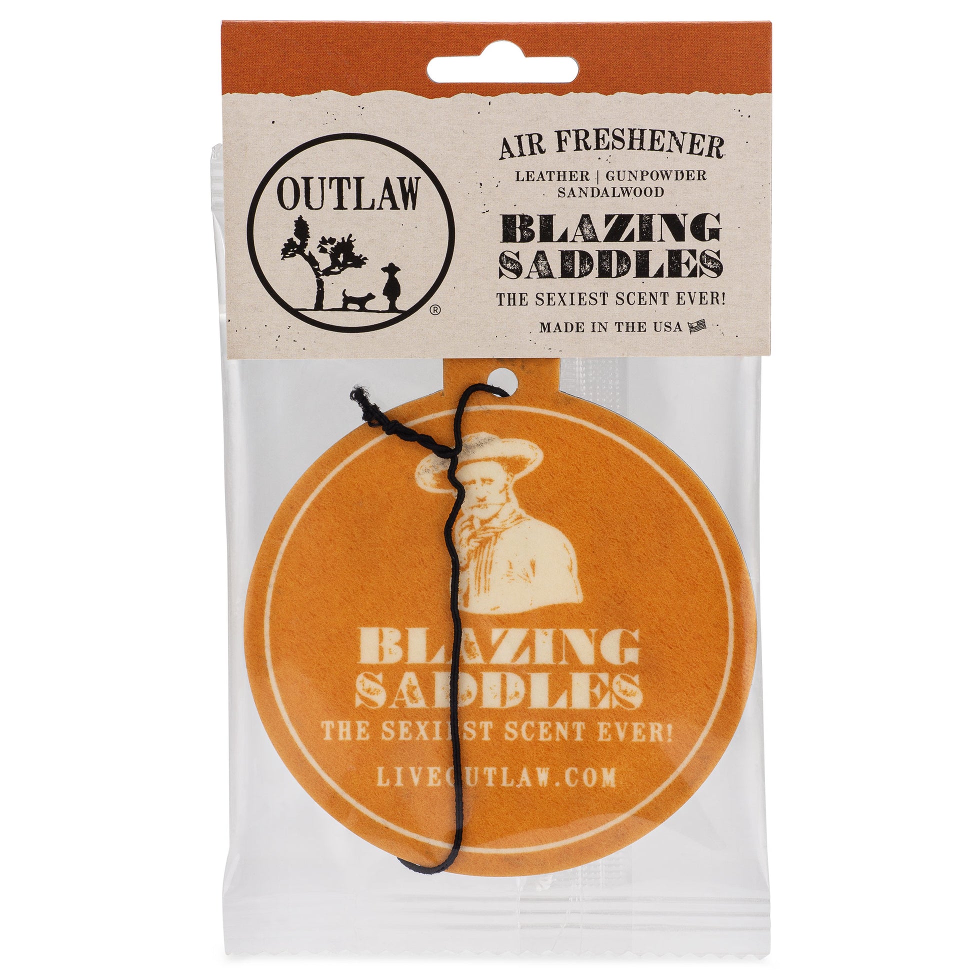 Outlaw Blazing Saddles Air Freshener