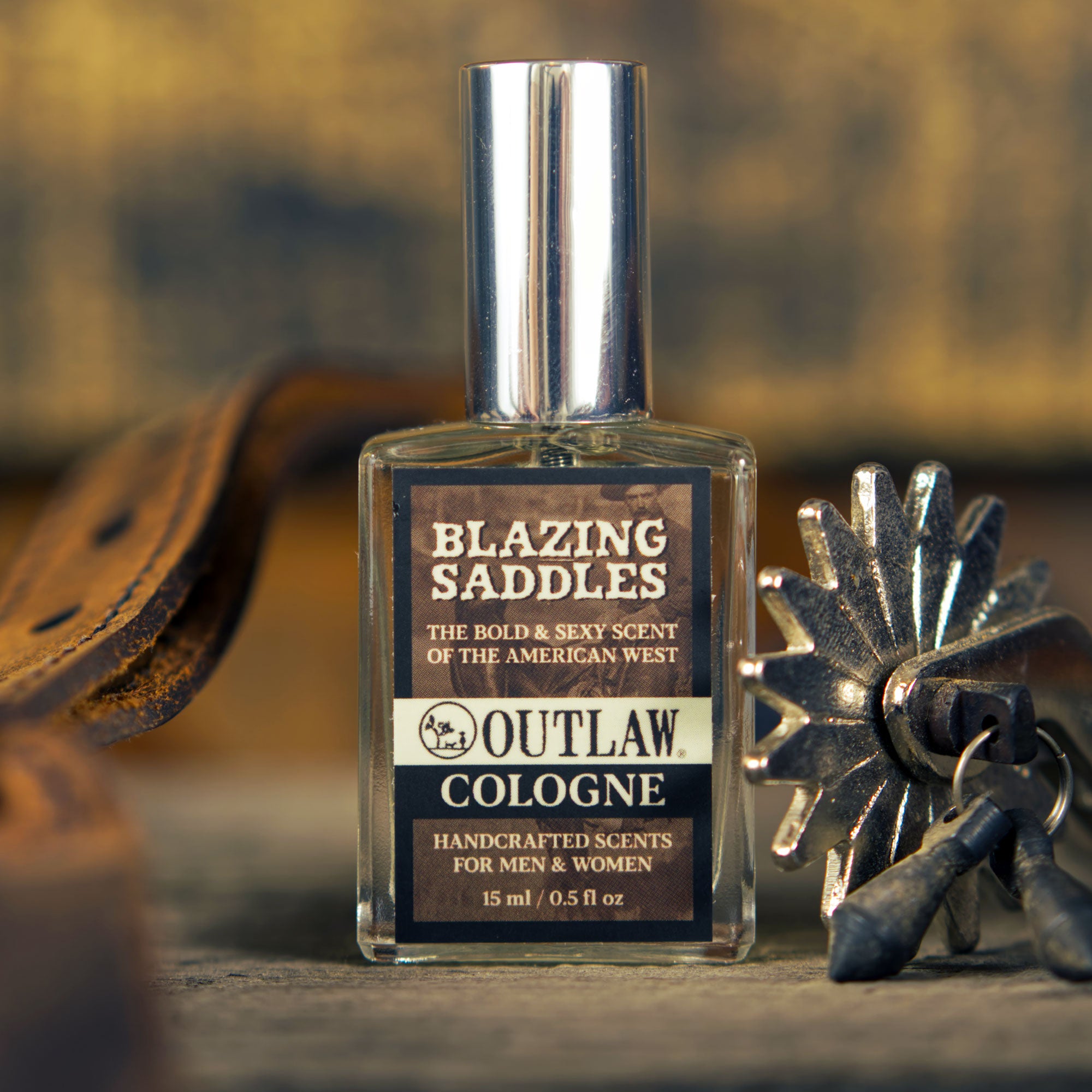 Outlaw Western Cologne Smell like leather sandalwood and sagebrush