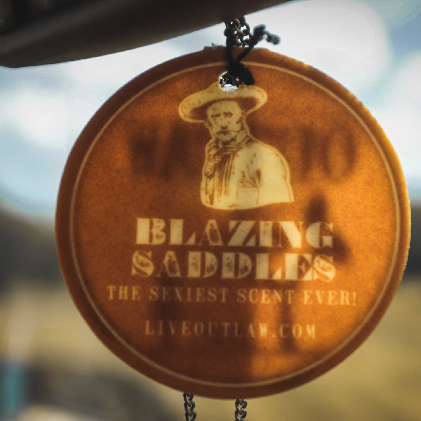 Outlaw Blazing Saddles Air Freshener