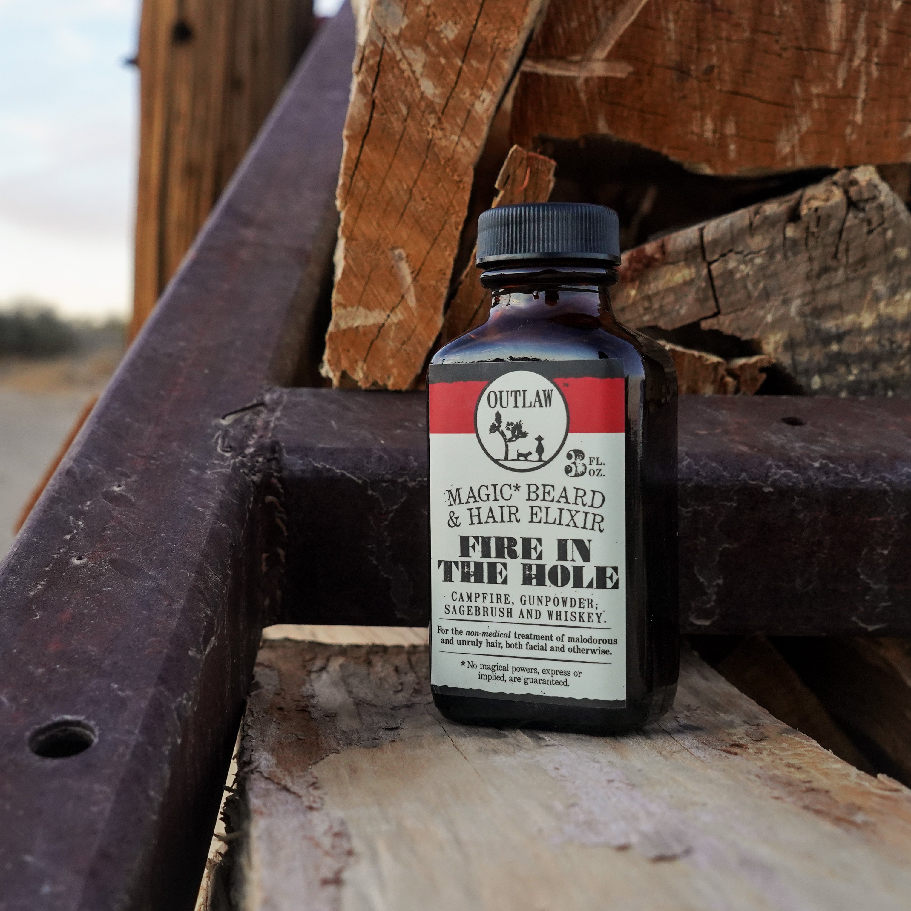 Outlaw's The Gambler Beard Oil & Hair Elixir
