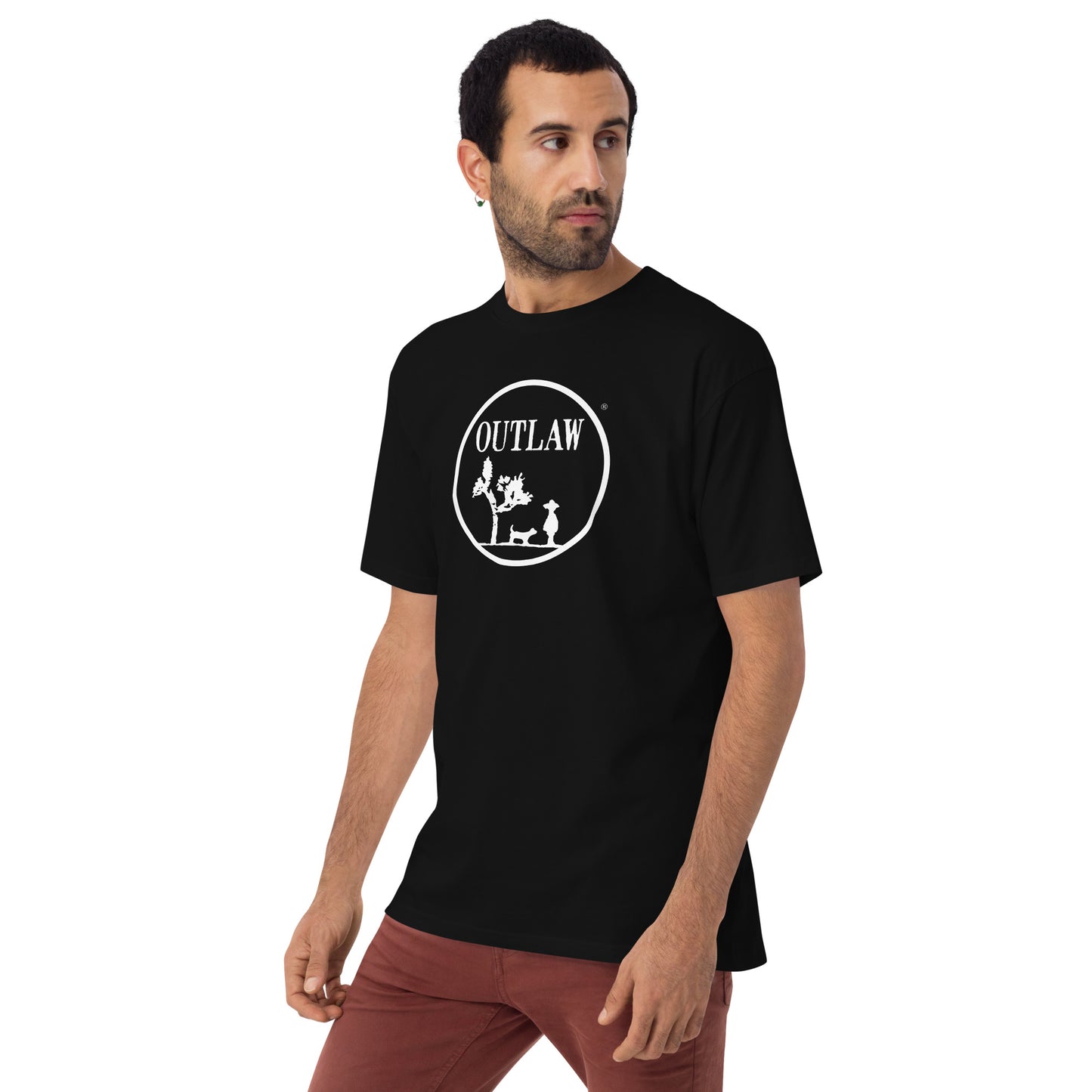 Outlaw Premium Black Short-Sleeve T-Shirt