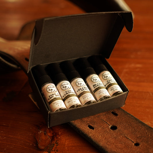 Western cologne sample set by Outlaw