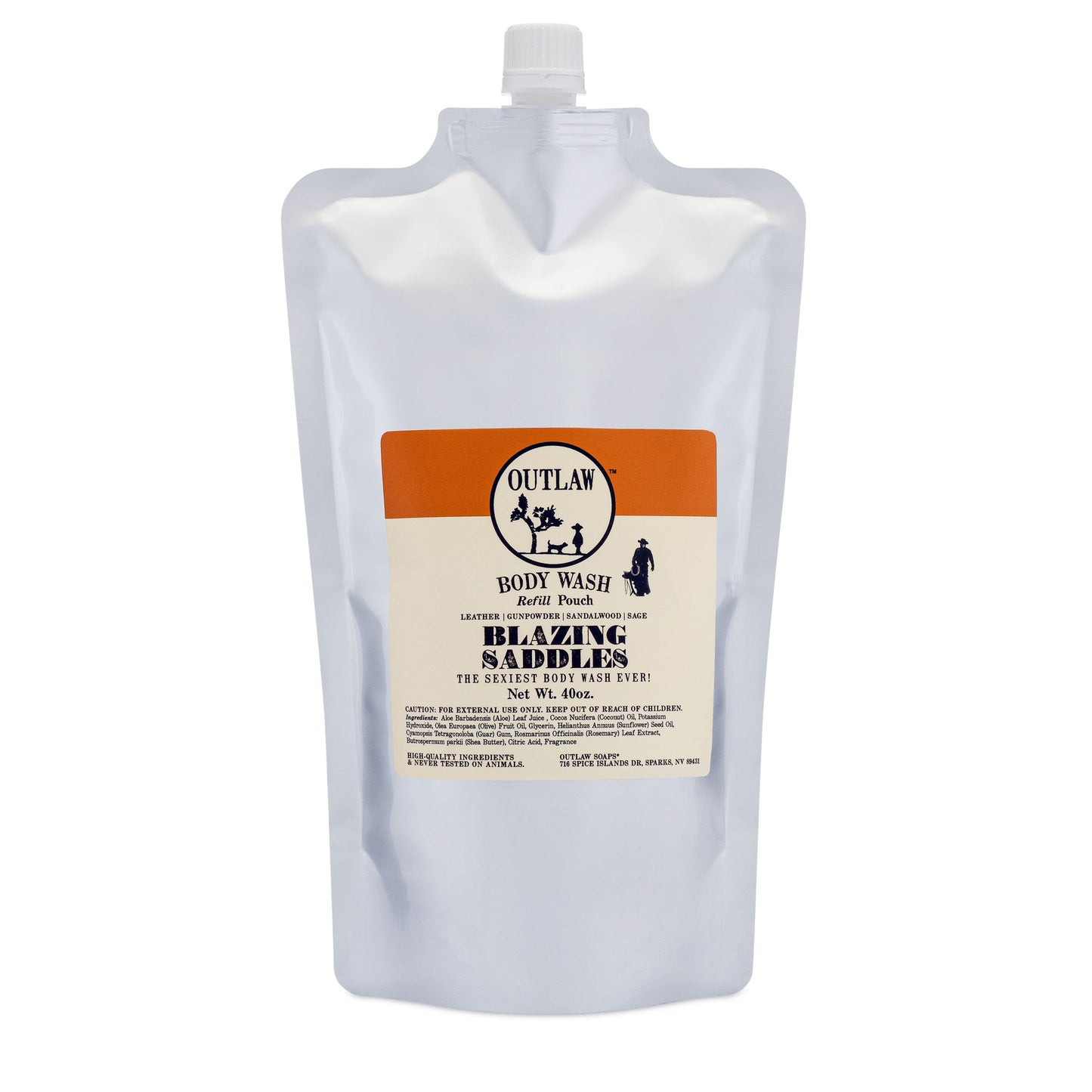 Outlaw Body Wash Refill Pouches