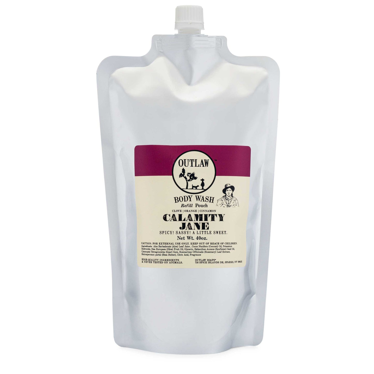 Outlaw Body Wash Refill Pouches