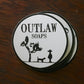 Outlaw Soaps Logo Sticker Discontinued Stick it to 'em!