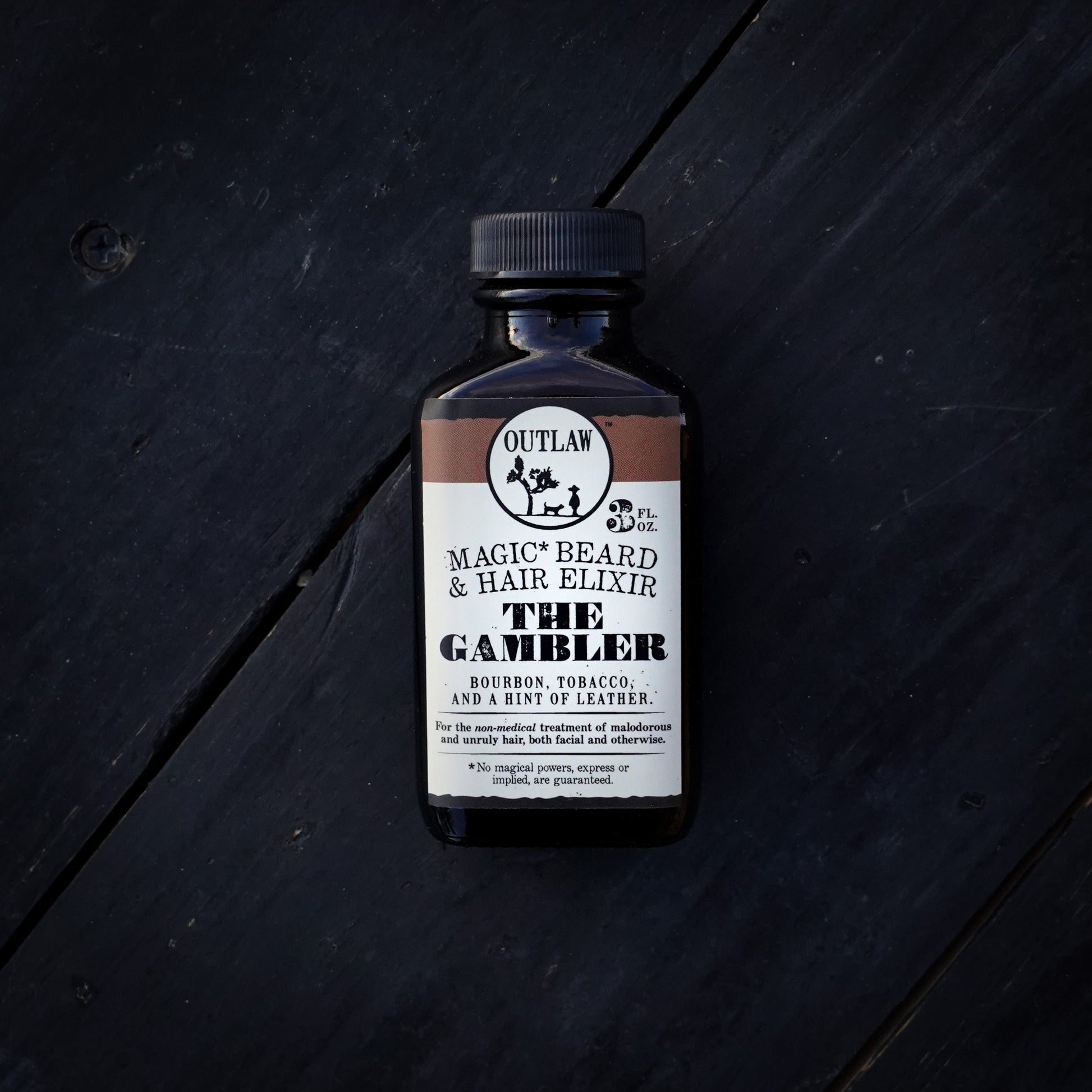 The Gambler Bourbon Tobacco Leather Scented beard oil for men and women