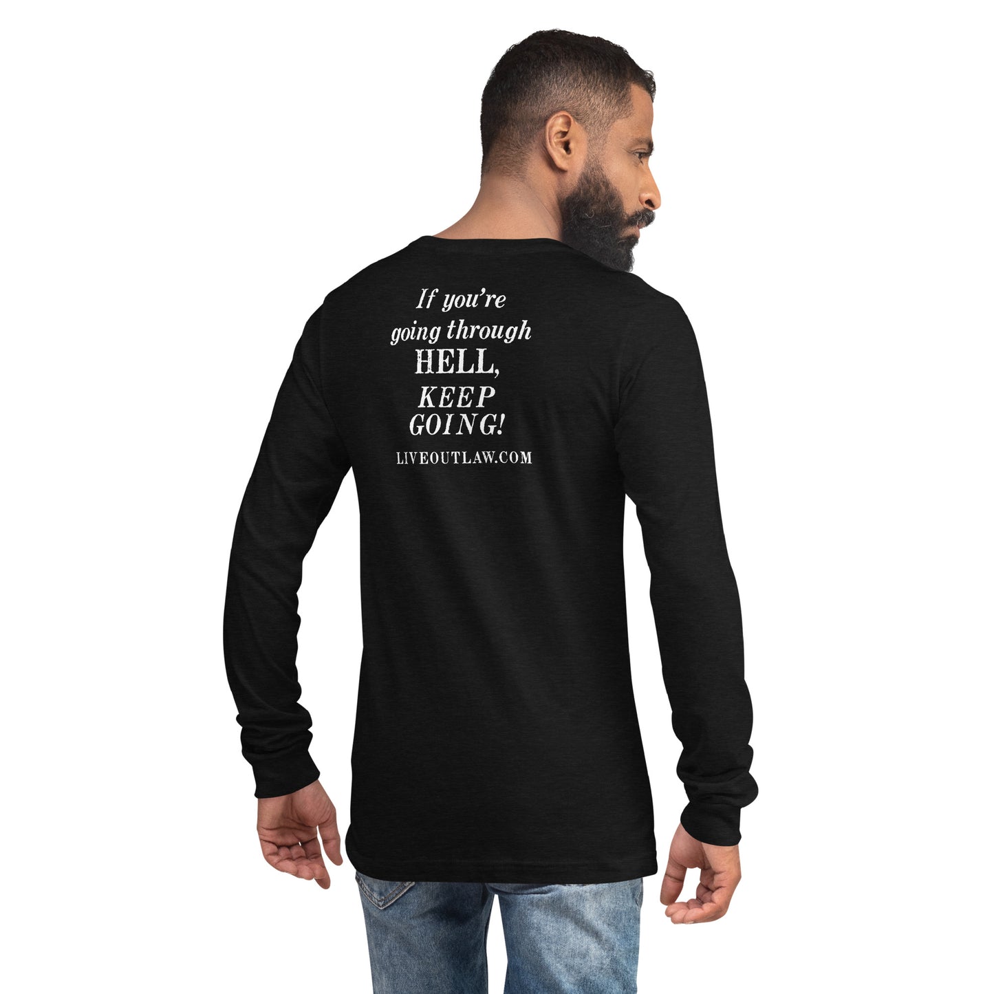 The Cursed Cowboy Limited Edition Black Long Sleeve T-Shirt