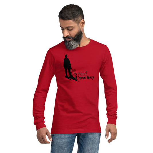 The Cursed Cowboy Limited Edition Red Long Sleeve T-Shirt