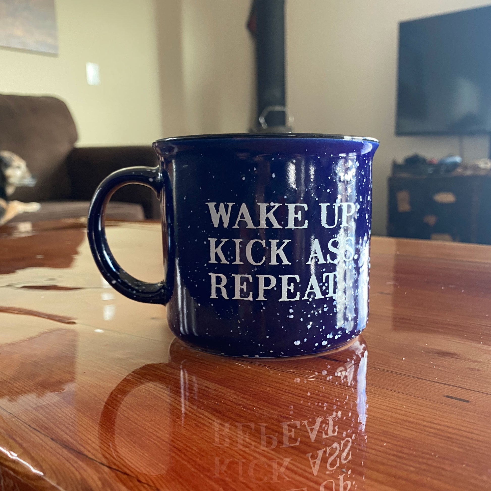 Outlaw Wake Up, Kick Ass, Repeat Mug